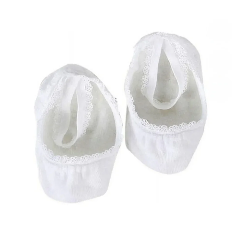 Baby Girl Lace Ankle Socks White Christening Wedding Photo Prop Accessory 9-12M